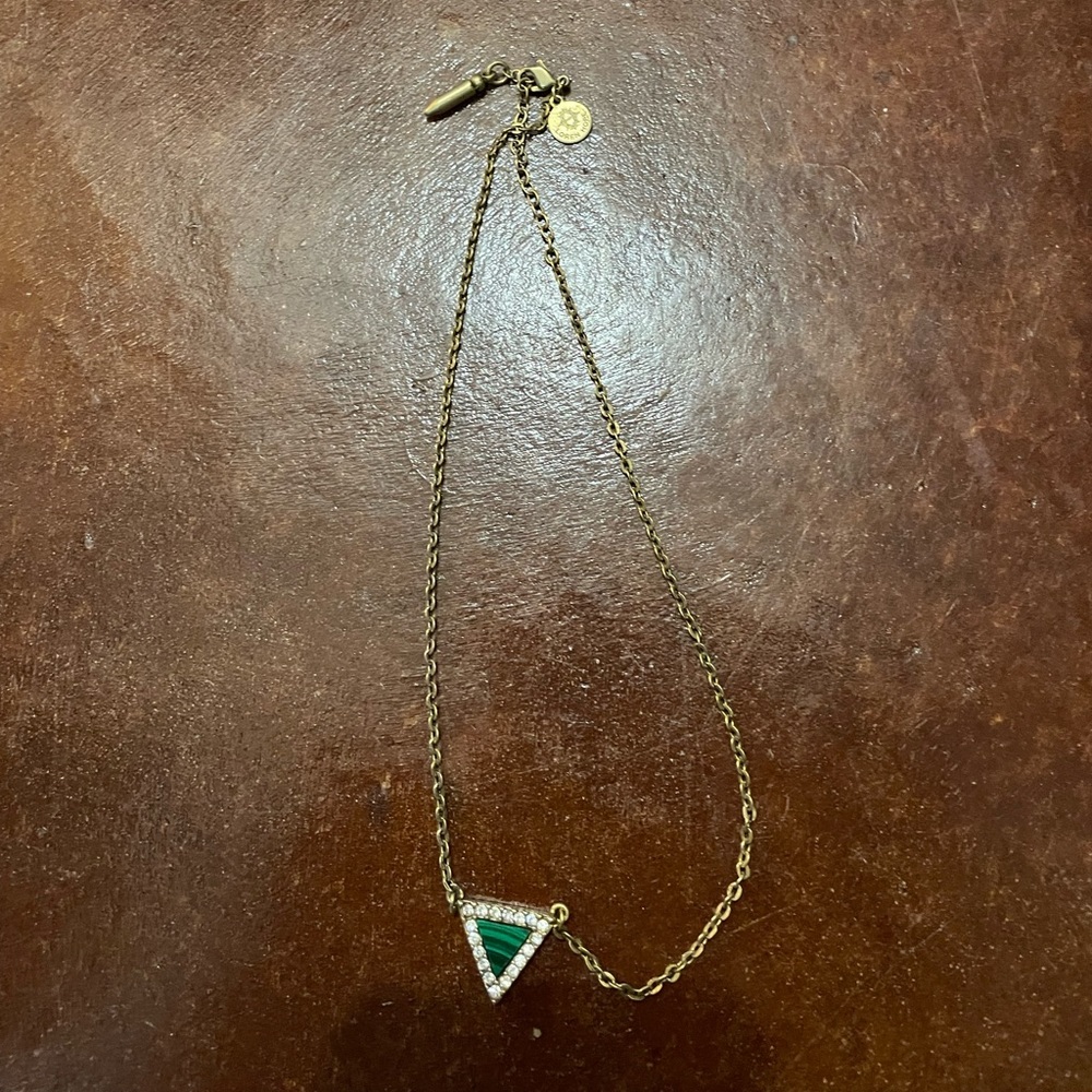 Beautiful emerald green Loren Hope necklace!
